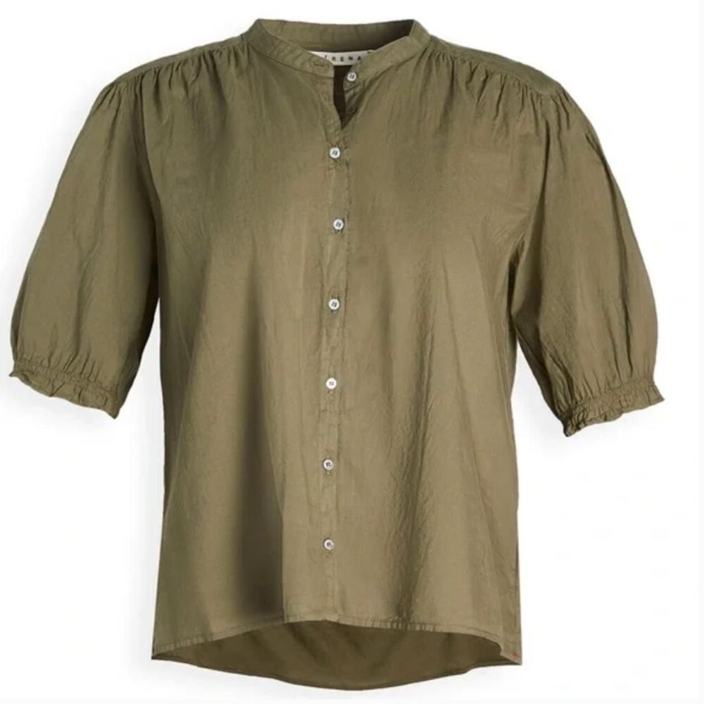 Xirena Women's Green and Khaki Blouse - Picture 2 of 6